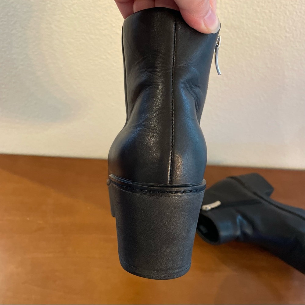 Fitflop Pilar Black Platform Ankle Boots - Picture 8 of 9
